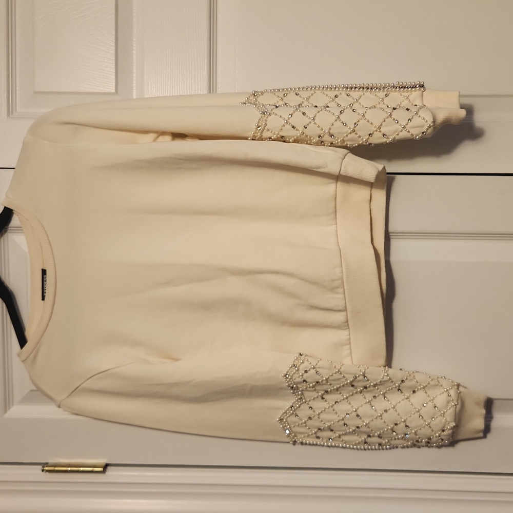 EXPRESS Sweatshirt with Rhinestones!